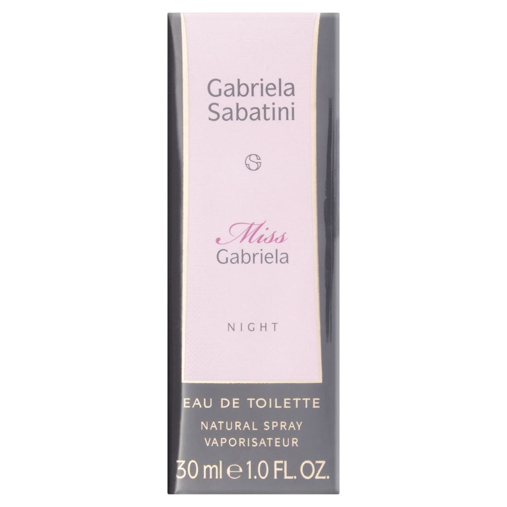 Eau De Toilette Miss Gabriela Night Gabriela Sabatini Caixa 30ml Drogariamoderna