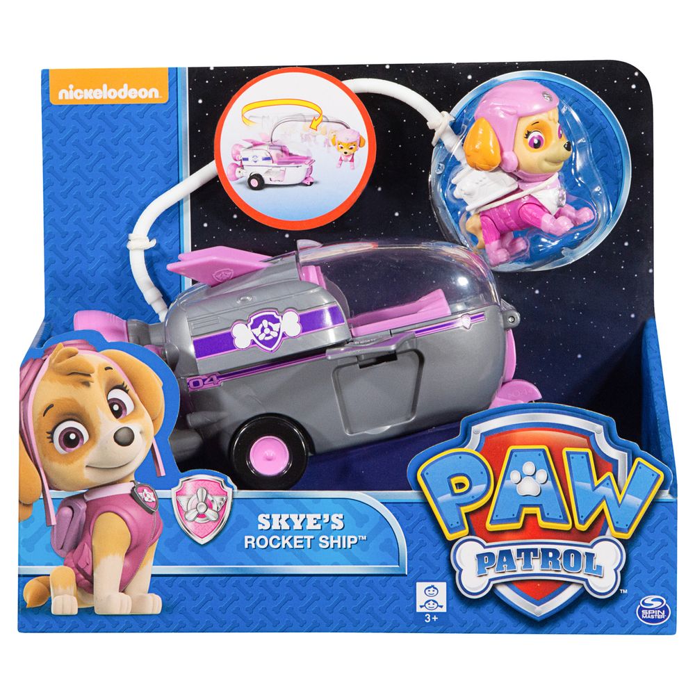 Boneco com Veículo Patrulha Canina Skye Sunny - drogariamoderna
