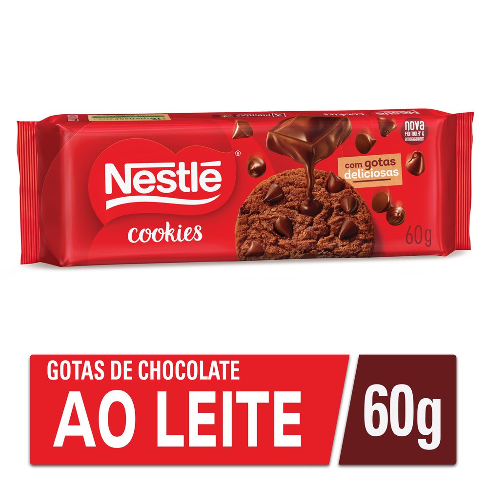 Cookies Nestlé Classic Gotas De Chocolate 60g